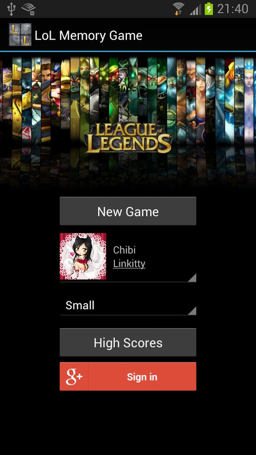 League of Legends Memory Game截图1