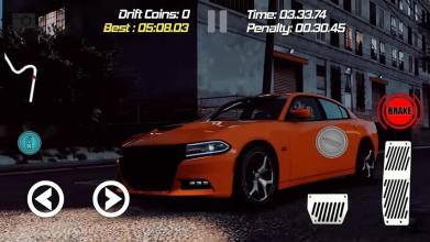 Drift Racing Dodge Charger Simulator Game截图2