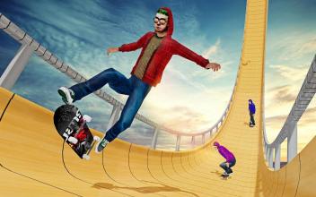 Freestyle Vertical Ramp Skateboard: Skating Games截图3