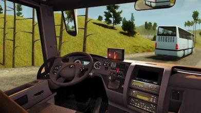 Offroad Bus Hill Driving Sim: Mountain Bus Racing截图3