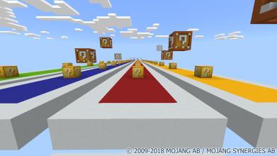 Lucky Blocks Race. MCPE Map截图4