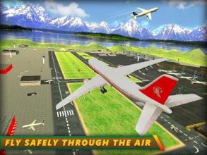 飞机着陆模拟器 - 飞机飞行游戏截图1