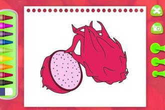 Fruits and Vegetables Coloring Book截图1