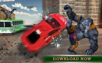 City Smasher Angry Gorilla Simulator: Rampage Game截图4