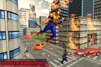 Flying Spider Hero City Rescue Survival Mission截图2