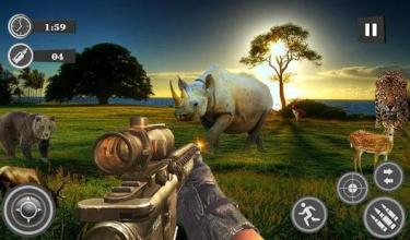 Sniper Hunting Survival Mission : Wild Animal Game截图3