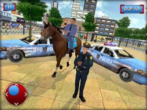 Police Horse Criminal Chase **Gangster Escape 3D截图4
