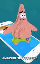 Sponge Craft 3D Coloring With Number截图3