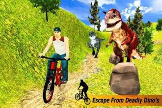 BMX Bicycle Racing Dino World Adventure截图3