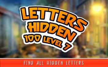 Hidden Letters 100 Level : Hidden Objects Game #7截图5