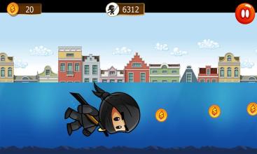 Talking Super Ninja Run Gold截图4