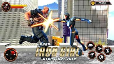 Grand Super Flying Iron Girl Rescue Fight截图3