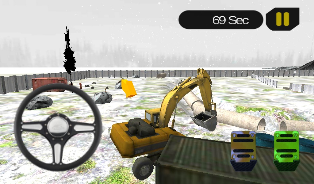 Snow Heavy Excavator Simulator截图3