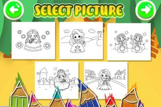 Princess Cartoons Coloring - Education, Learning截图4