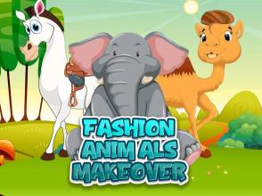 Animals Fashion: Spa and Dress up截图5