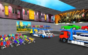 Cargo Truck Bike Car Transporter截图4