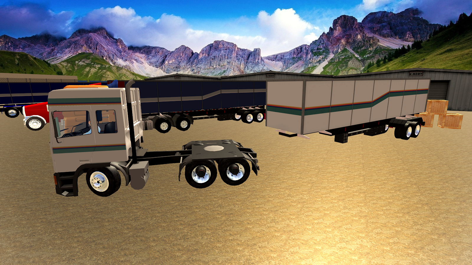 Offroad Truck Cargo Delivery Forklift Driver Game截图4