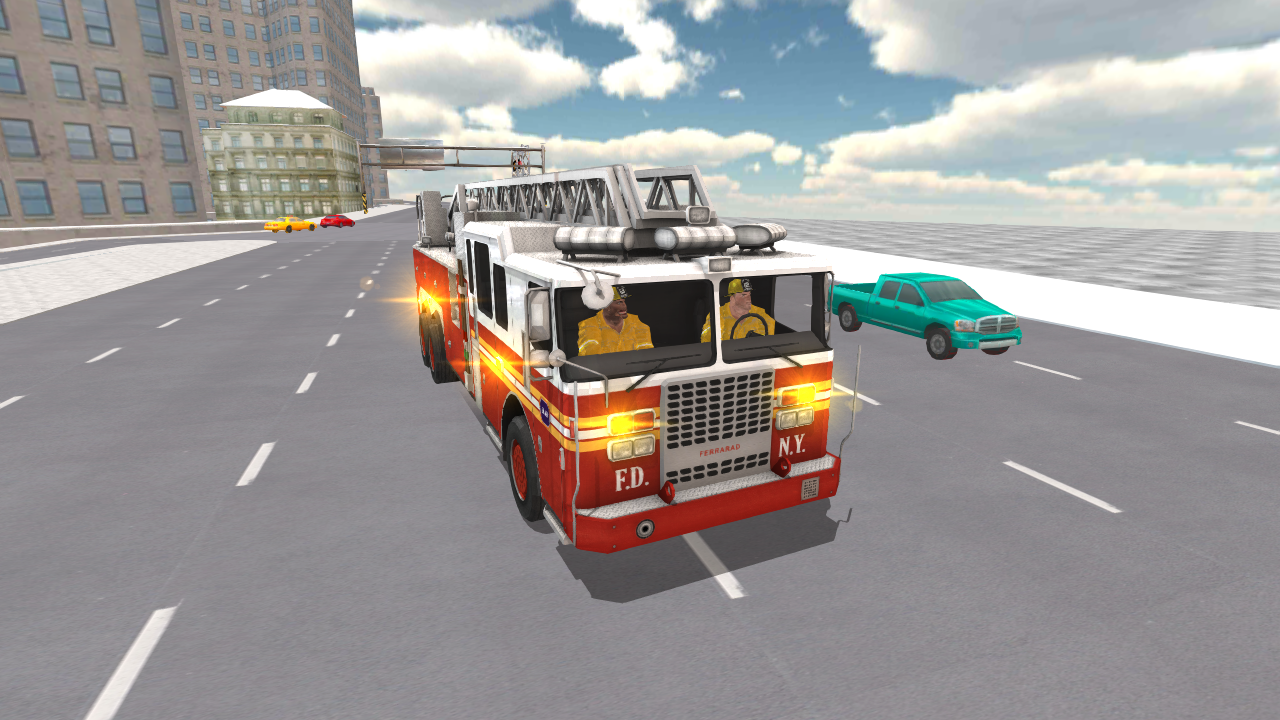 Fire Truck Driving Simulator截图3