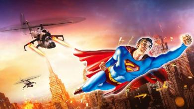 Superhero Flying Robot Futuristic City Hero Battle截图5