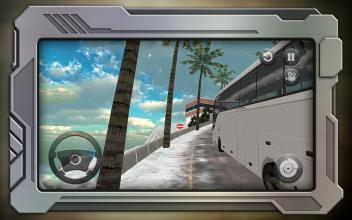 Offroad Bus Parking: Uphill Snow Tracks Driving 3D截图1