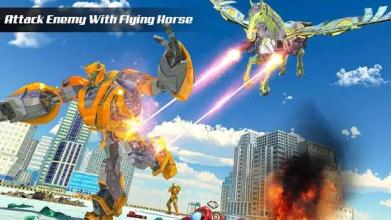 US Army Transform Robot Unicorn Flying Horse Games截图1