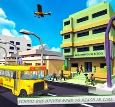 School Bus Driving Game Simulator 2018截图2