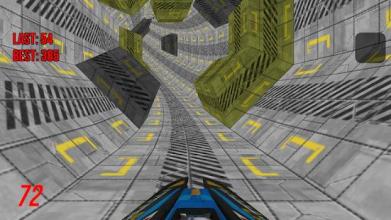 3D Spaceship Infinite Tunnel Survival Rush截图3