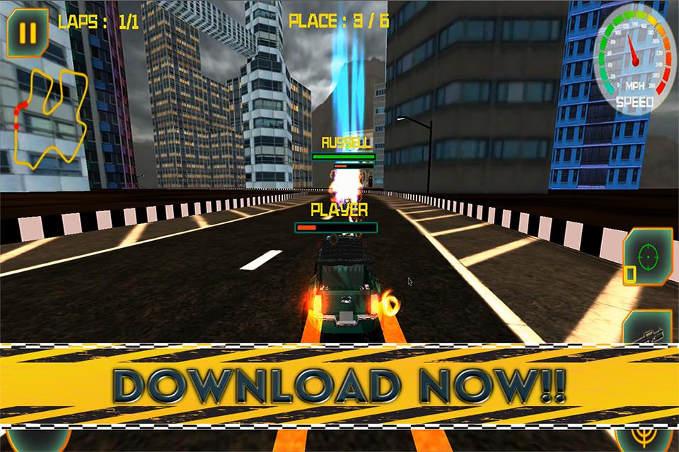 MMX Speed Shooting Racing Game截图3