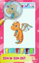 Dinosaurs Coloring Book Pages: dino kids Coloring截图3