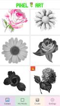 Flower Color By Number: Pixel Art Flower截图3