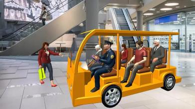 Shopping Mall Taxi Car Driving and Parking Games截图4