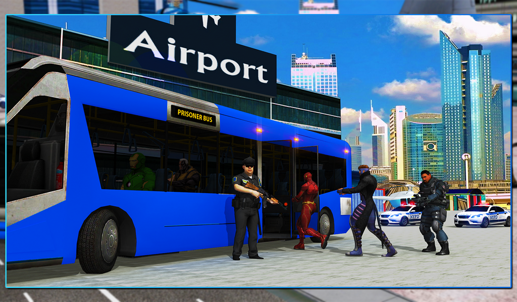 Supernatural Police Airplane Transport Superheroes截图5