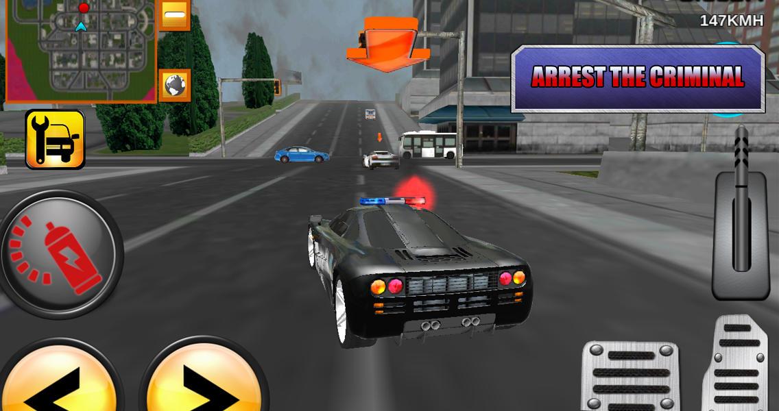 Crazy Driver Police Duty 3D截图5