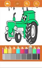 Tractors Coloring Book For Kids截图3