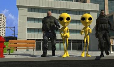 US Police Alien Transporter: Truck Game截图2