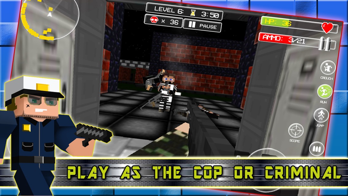 Cops vs Robbers Hunter Games截图2