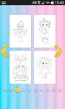 Princess Coloring & drawing Pages截图3