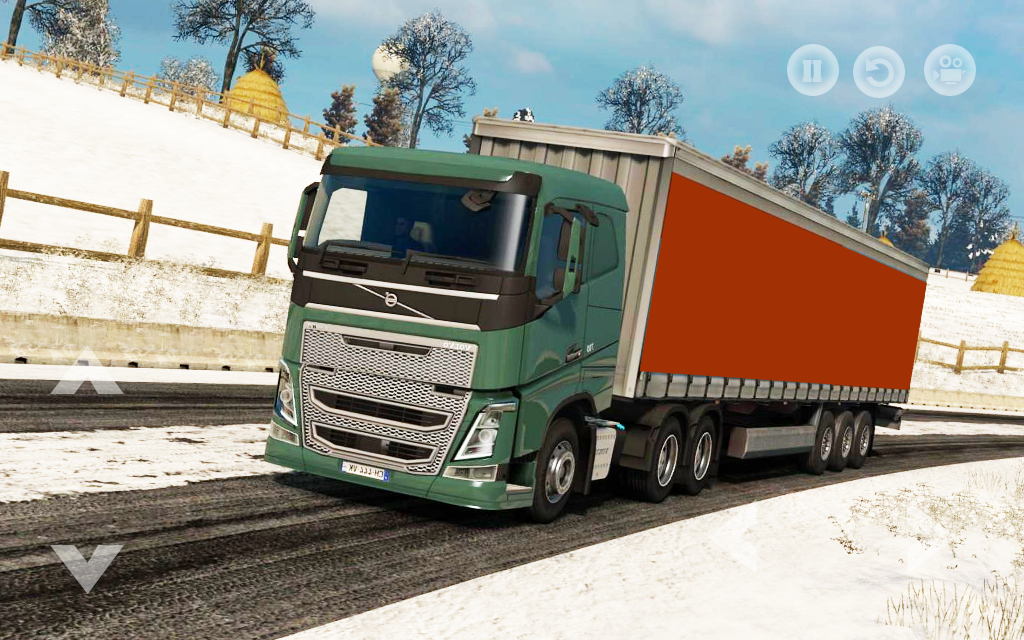 Euro Truck: Heavy Cargo Transport Delivery Game 3D截图4