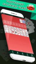 Forty & Eight Solitaire - Free Classic Card Game截图2