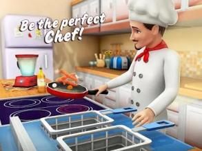 Virtual Chef Breakfast Maker 3D: Food Cooking Game截图1