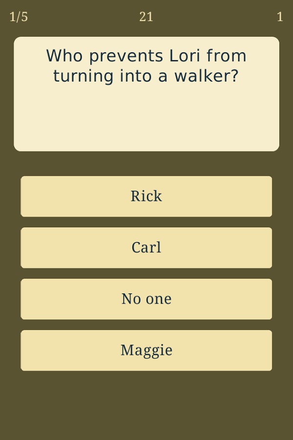 Trivia for The Walking Dead截图2