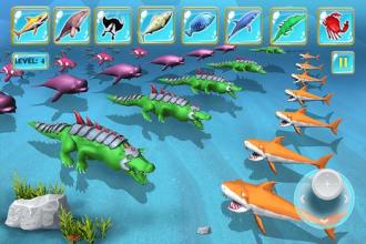 Underwater Sea Animals Kingdom Battle Simulator截图4