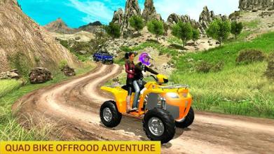 Offroad ATV Quad Bike Transporter Driving Games截图5