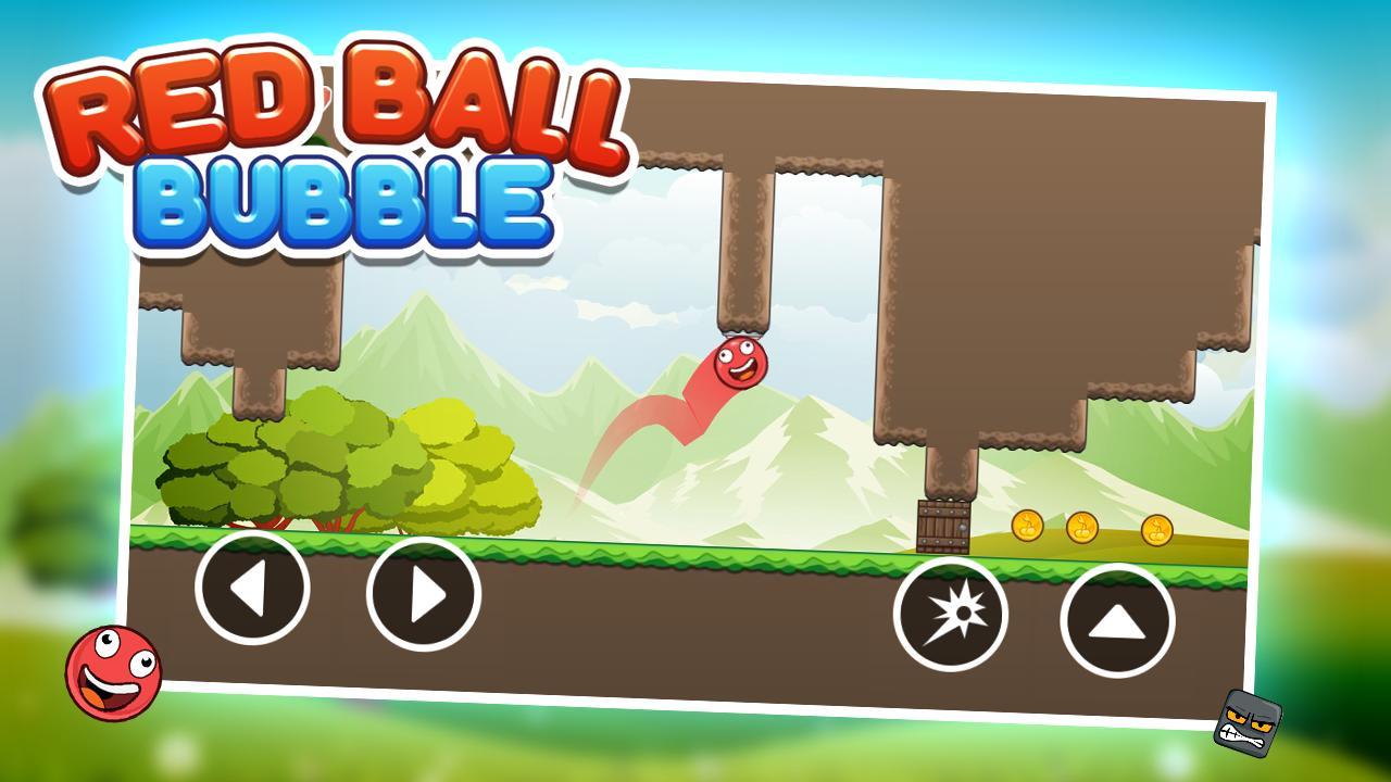 Bubble Red Ball Adventure - Jump Ball 2018截图2