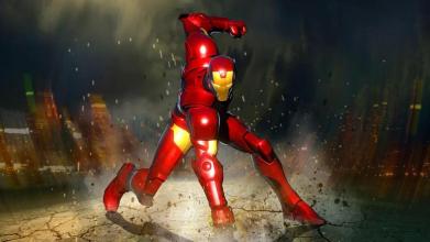 Flying Iron Superhero Flashlight Man Super Rescue截图4