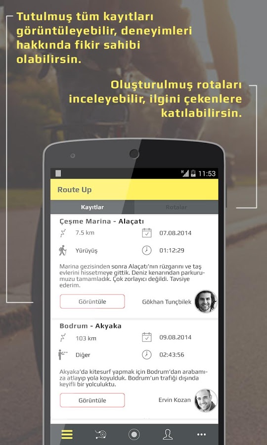 RouteUp - Rota ve Kayıt Takip截图4