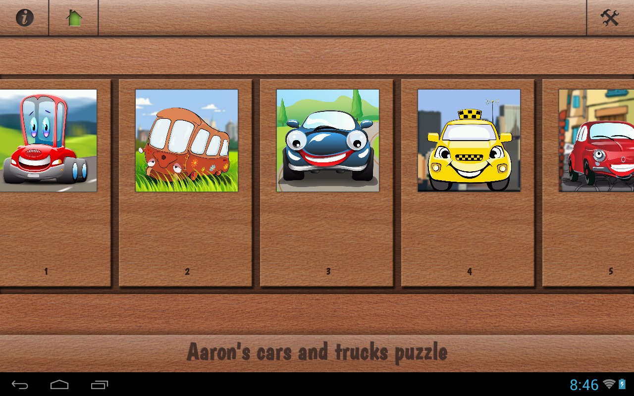 Aaron's cars and trucks puzzle截图3