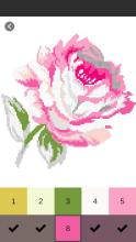 Flower Color By Number: Pixel Art Flower截图4