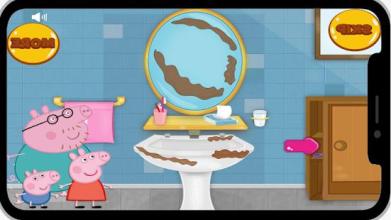 Pig Cleaning Bathroom截图4