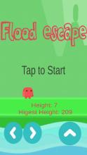 Flood Escape: block jumping game, water rising截图4